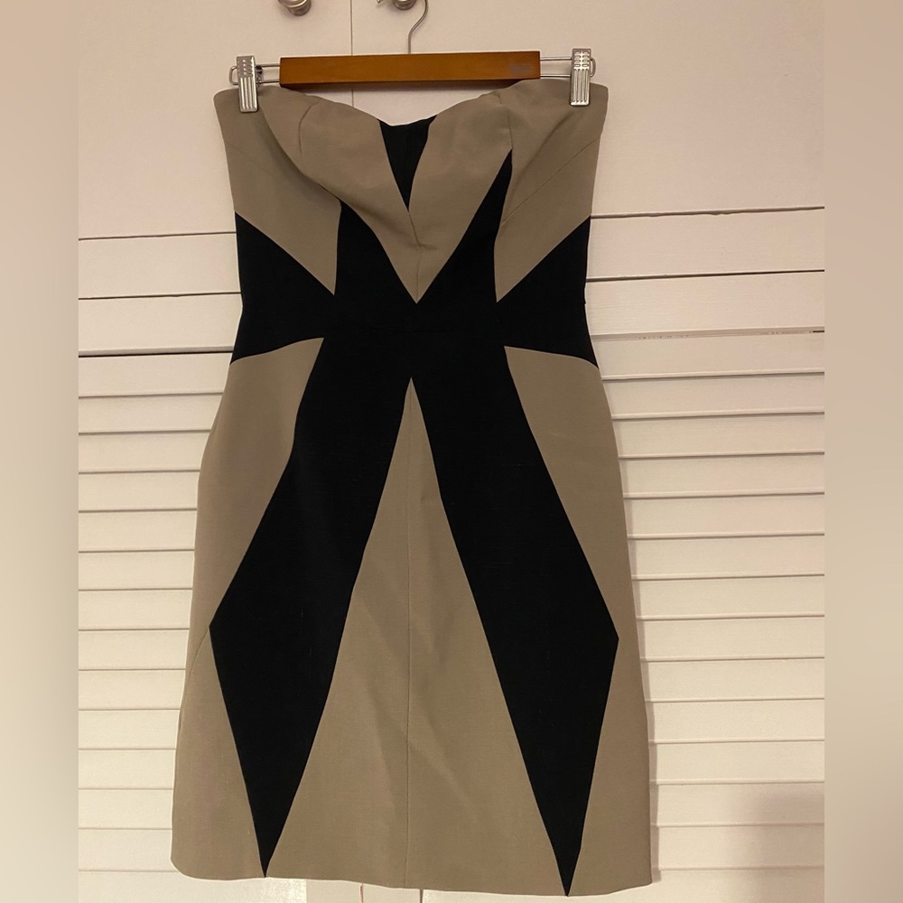 Aryn K. Strapless Dress